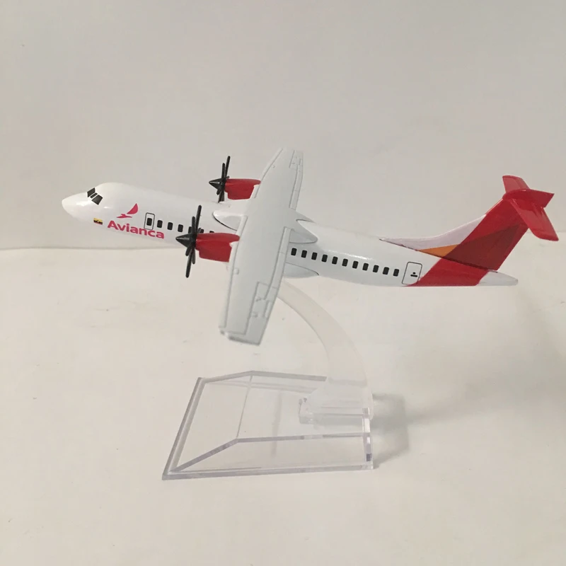 JASON TUTU модель самолета Модель 16 см Колумбия авиа ATR 600 Литые металлические