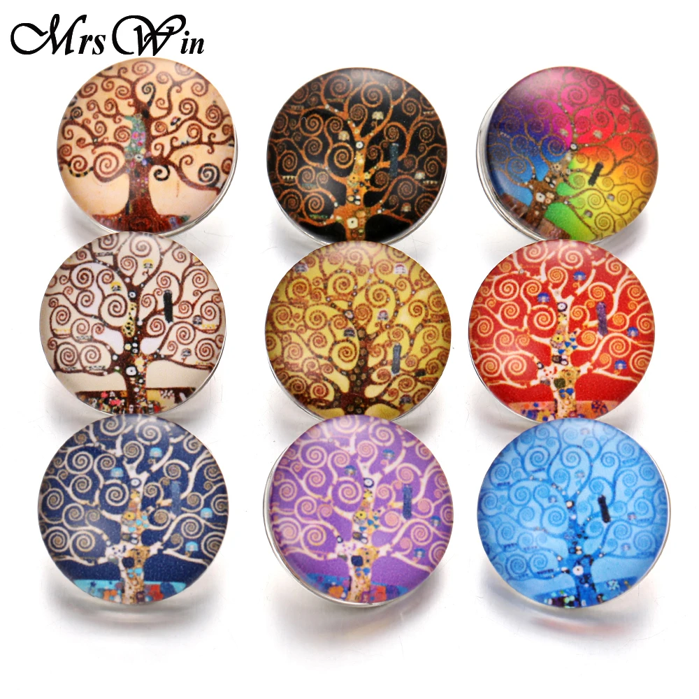 Новый цветок искусственное стекло 18 мм кнопки ювелирные изделия подходят для