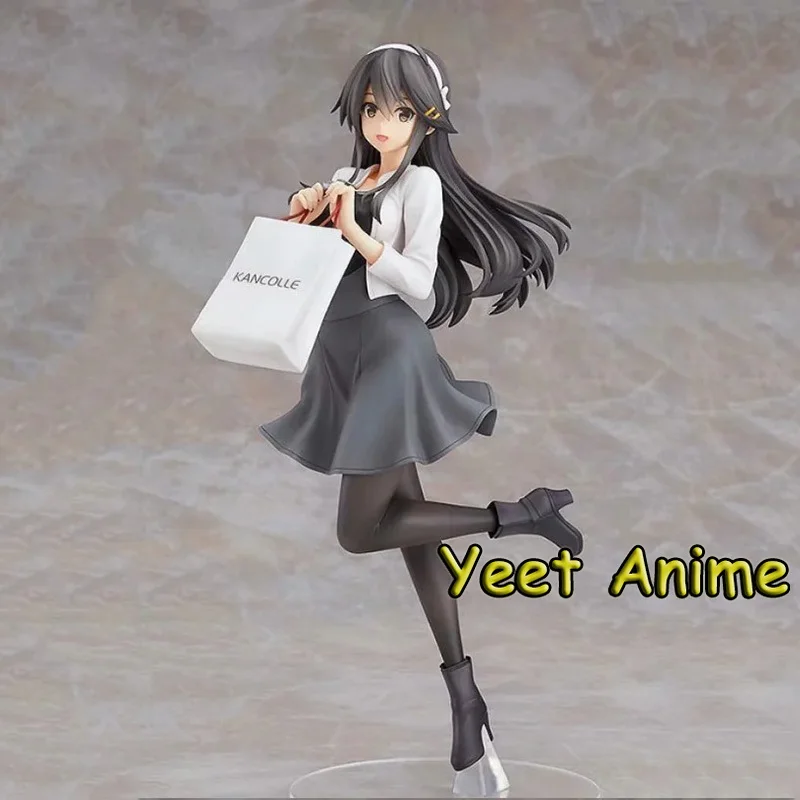 

Anime Figure Kantai Collection Haruna Shopping Model Sexy Girl PVC Action Figure Static Collection Ornaments Toys For Gift 23CM