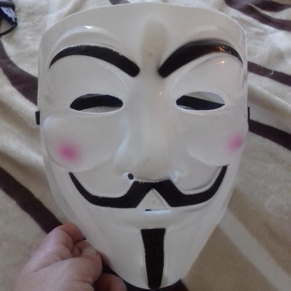 Праздничные вечерние маски V для вендетты маска Anonymous Guy Fawkes необычный аксессуар