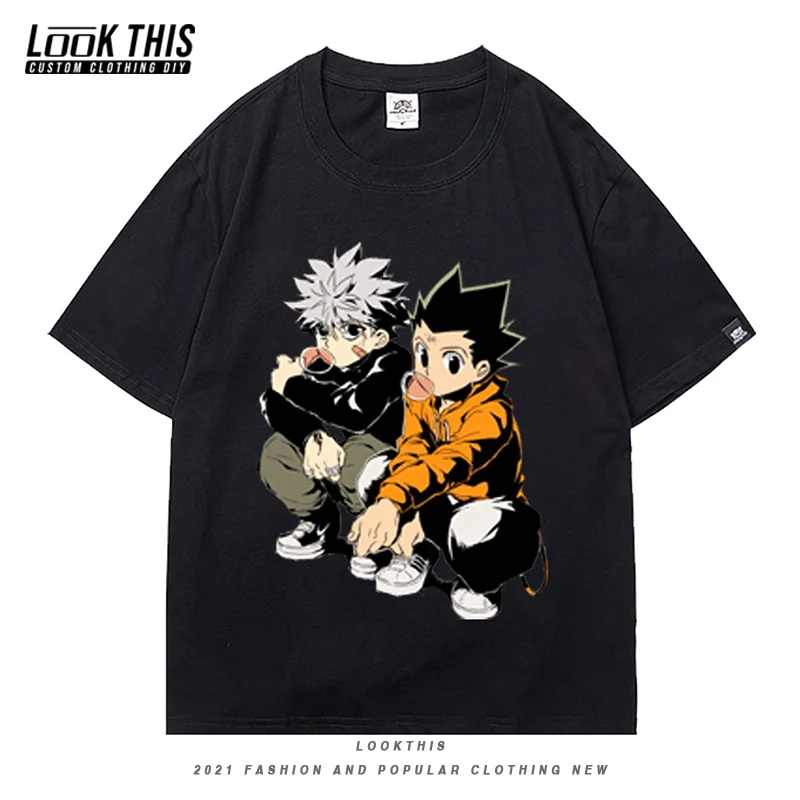 

Anime HUNTERxHUNTER Y2k Cartoon Kawaii Girls T Shirt Woman Tee Tops Women's T-shirt Short Sleeve Clothes Girl Oversized T-shirt
