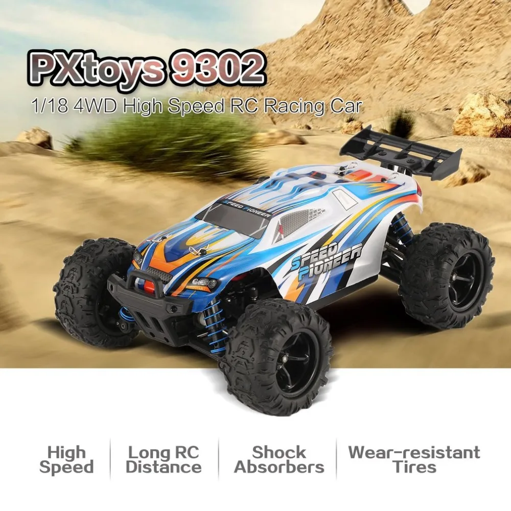 Горячее предложение,, 4WD внедорожный Радиоуправляемый автомобиль, PXtoys, скорость 40+ км/ч, для Pioneer 1/18, 2,4G, Truggy, высокоскоростной Радиоуправляемый гоночный автомобиль, RTR игрушка