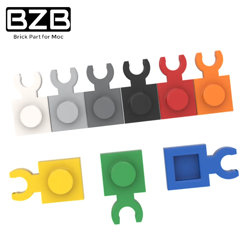 

BZB MOC 60897 4085 1x1 Single Side With Transverse Splint High-tech Building Block Model Kids Creative DIY Brick Parts Toy Gift