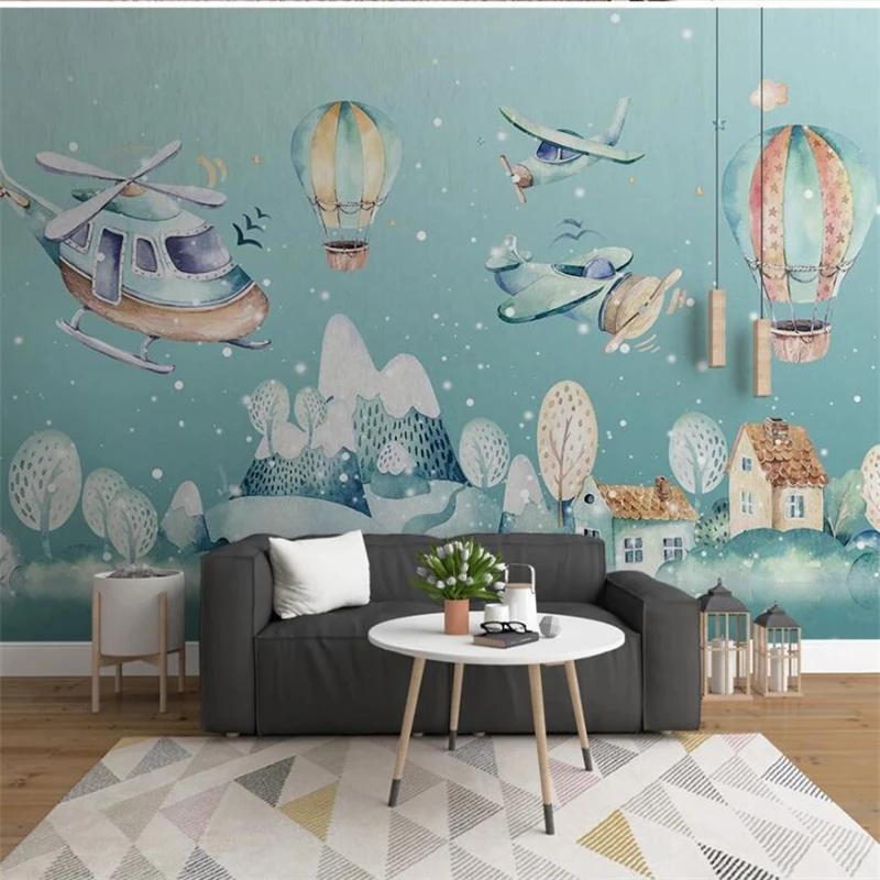 Скандинавский минималистичный фон для детской комнаты wellyu на заказ с ручной