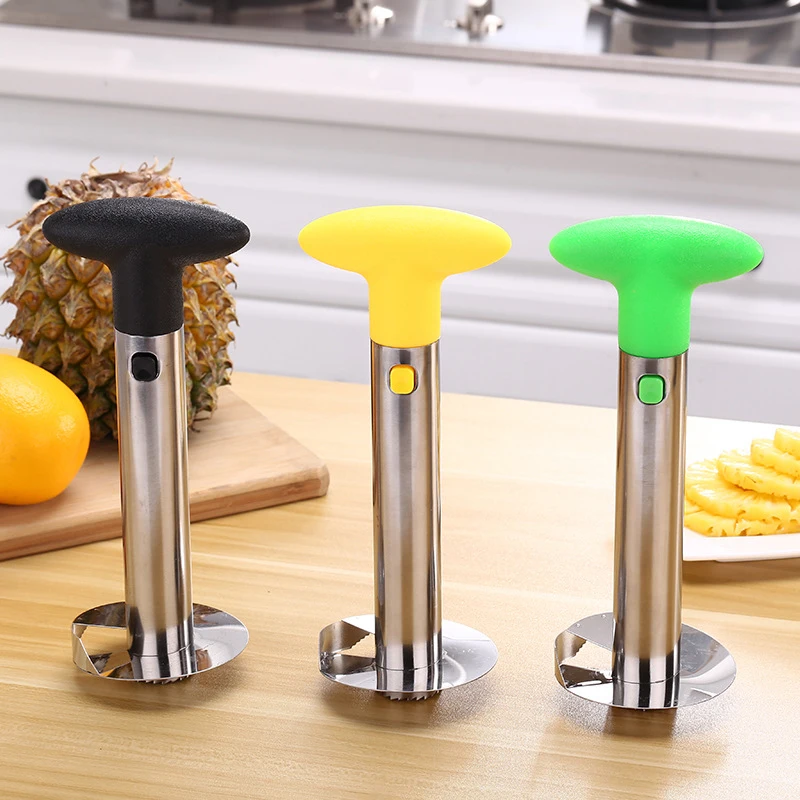 

1Pcs Stainless Steel Easy to use Pineapple Peeler Accessories Pineapple Slicers Fruit Knife Cutter Corer Slicer Kitchen Tools