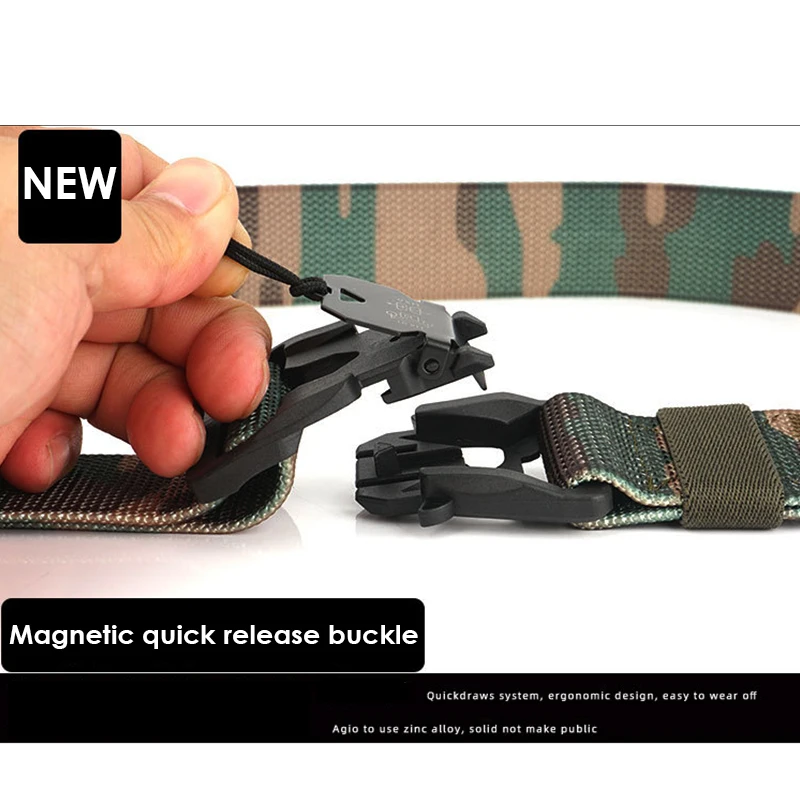 HSSEE камуфляжная серия тактический ремень новый жесткий Магнитный с пряжкой
