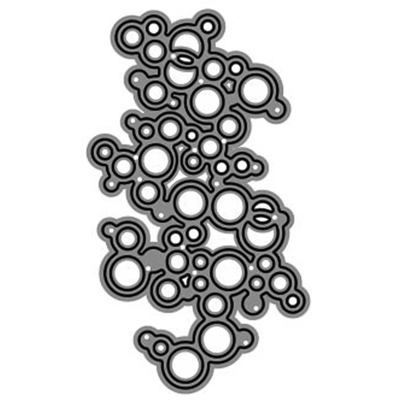 1 предмет круглая звенованная DIY Набор вырубных штампов &quotТрафаретный