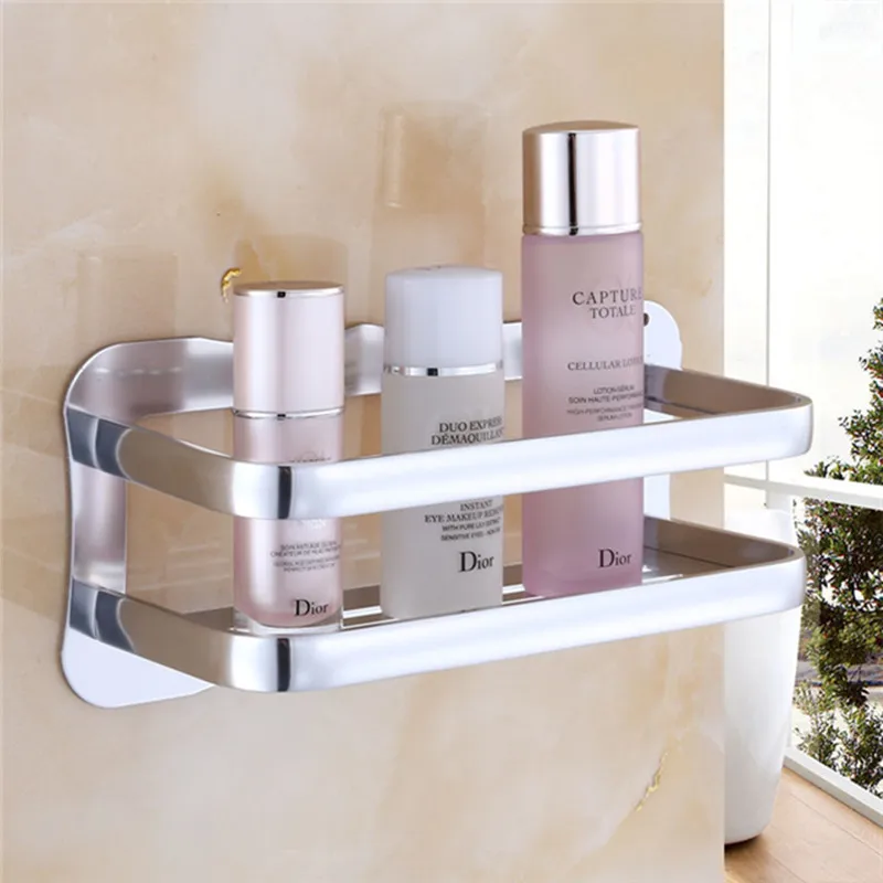 Полки для ванной комнаты алюминиевые полки хранения шампуня мыла косметики