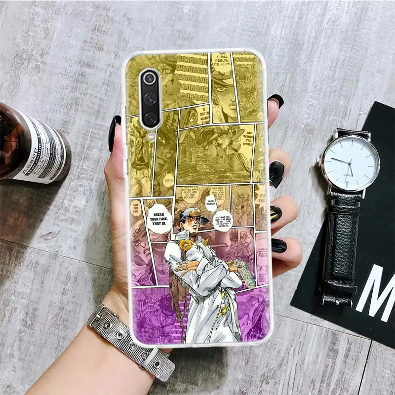 JoJo Bizarre Adventur Anime Phone Case For Xiaomi Redmi Note 10 9 8 11 Pro 11T 11S 10S 9S 9A 9C 9T 8T 8A 7 7A 5 Art Pattern