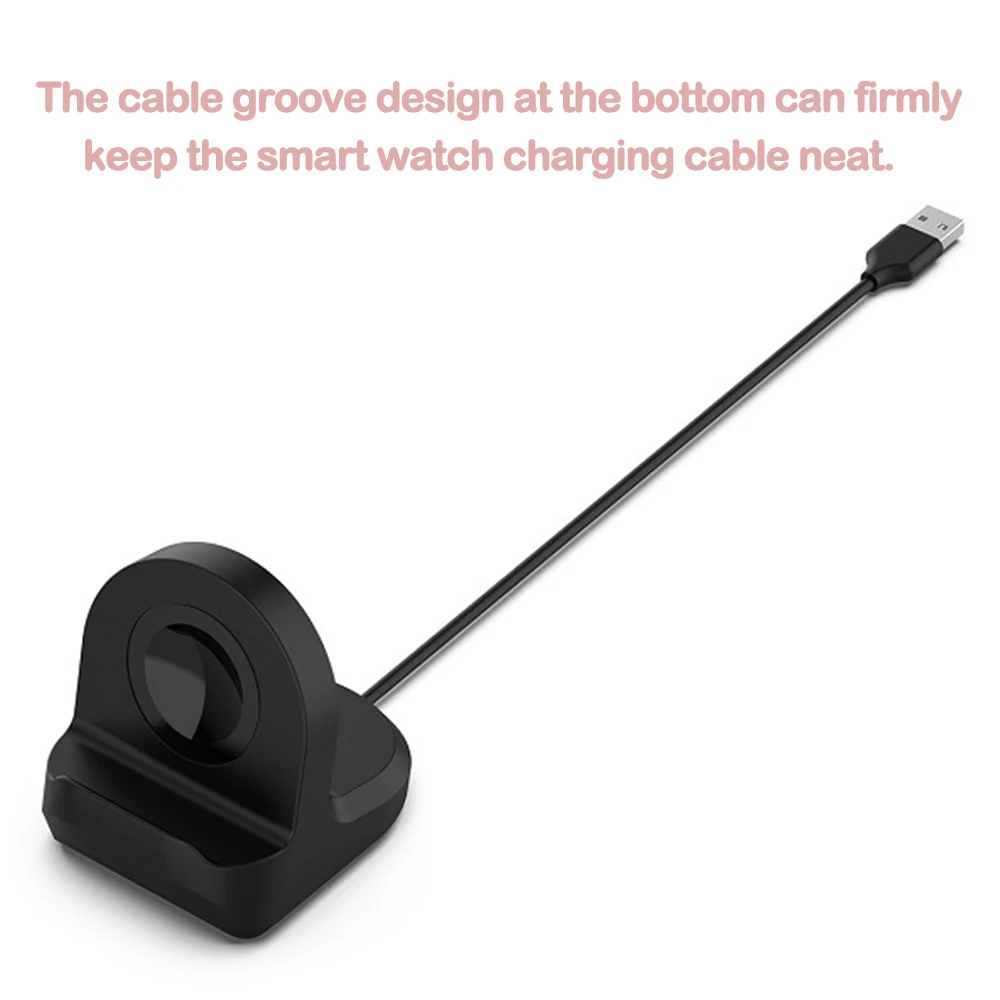 

Silicone Charge Stand Bracket Adapter For Samsung Galaxy Watch 3 41 / 45MM SM-R850 R840 Active 1 2 40 / 44MM SM-R830 R820 R500