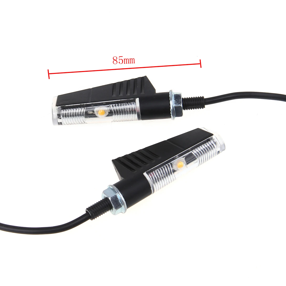 POSSBAY Универсальный желтый светодиод Сигналы поворота для мотоцикла скутер