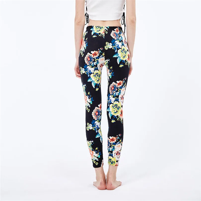 Леггинсы женские камуфляжные с высокой эластичностью и эффектом пуш-ап | Женская