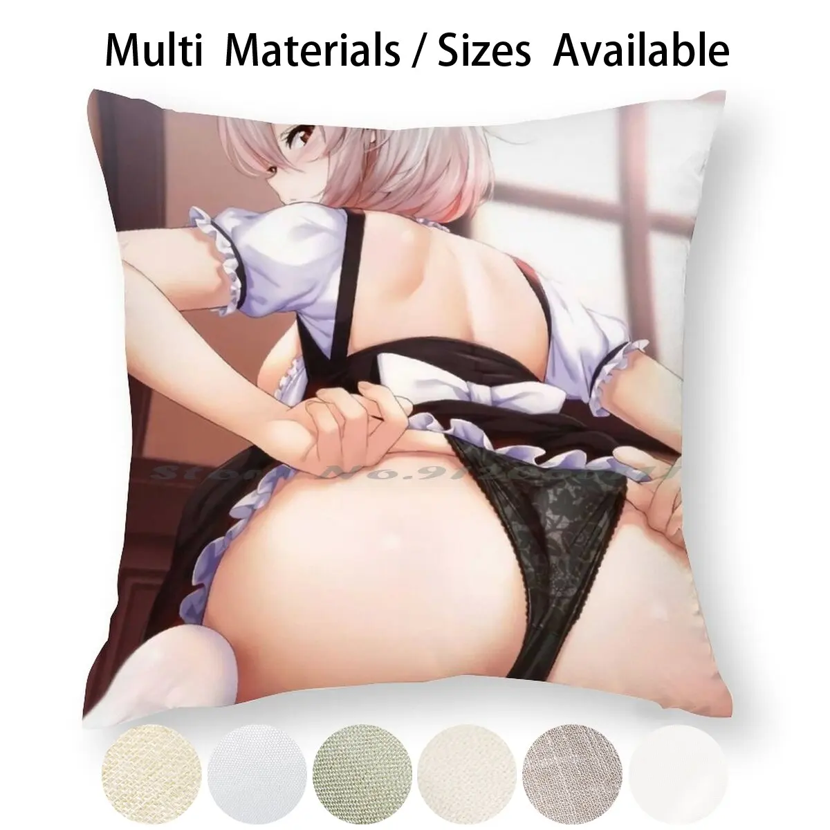 Hentai задница большая Подушка Чехол Наволочка для подушки хлопчатобумажная  льняная наволочка Hentaii Ecchii Nsfw грудь Santet Boobs Oppai Аниме  Девушки | AliExpress