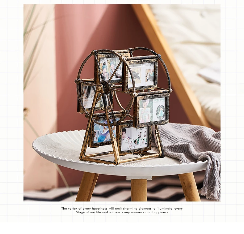Creative Nordic Indoor Ferris Wheel Decoration Home Living Room Photo Frame Small Jewelry | Дом и сад