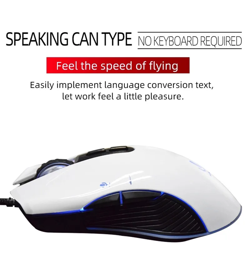 

A9 Smart Ai Voice Mouse Mouse Multiple Languages Typing Search Voic EAuto Translate For Computer Desktop