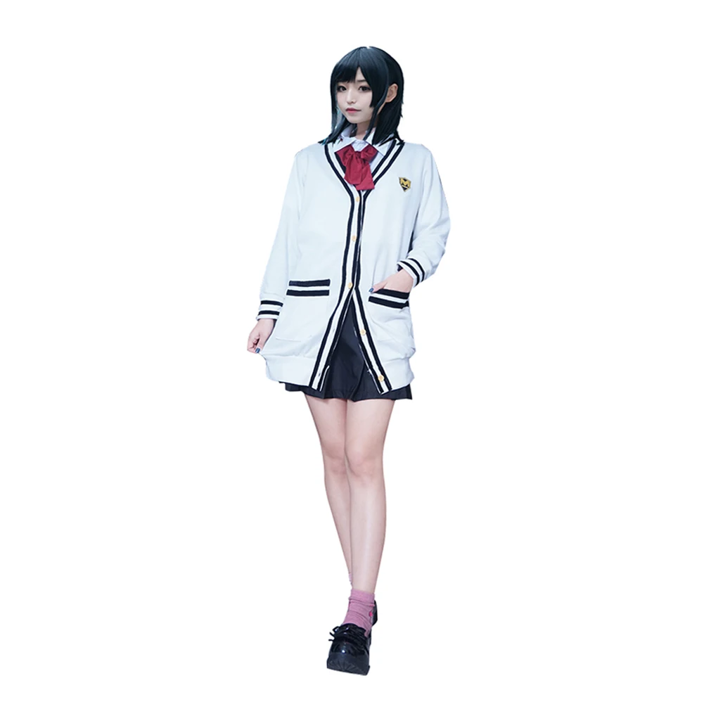 Brdwn SSSS.GRIDMAN женский косплей-костюм Takarada Rikka (свитер + рубашка юбка галстук-бабочка