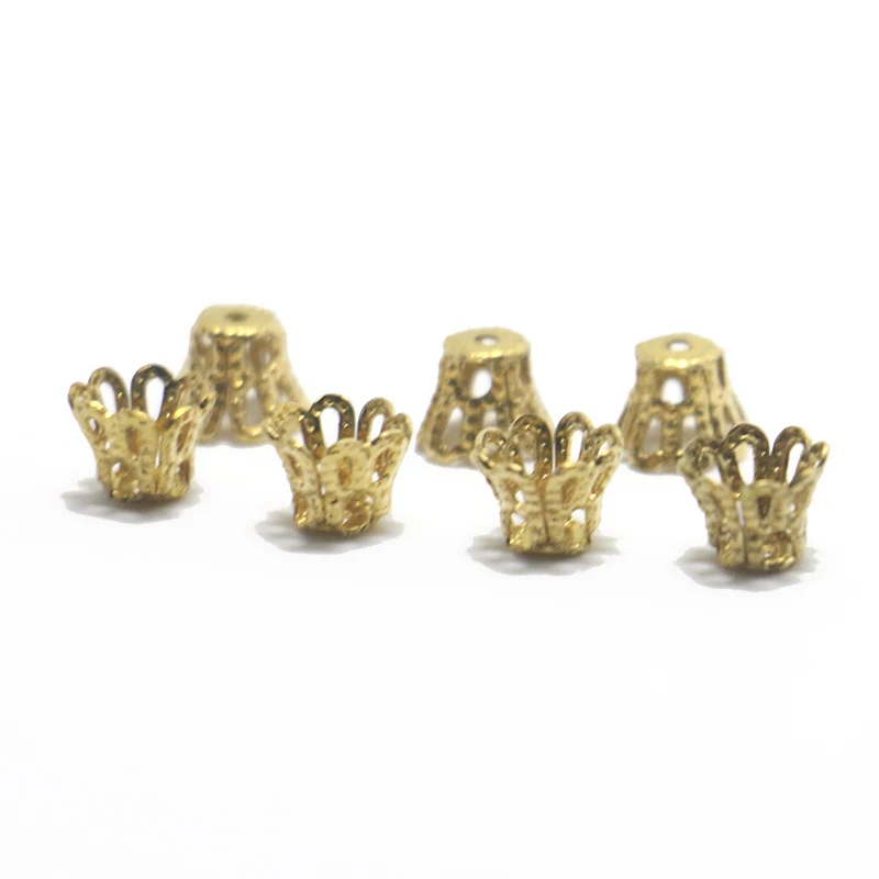 

Flower hat hollow wine glass shape seat bead seat tassel head seat 6.2 mm diy jewelry accessories
