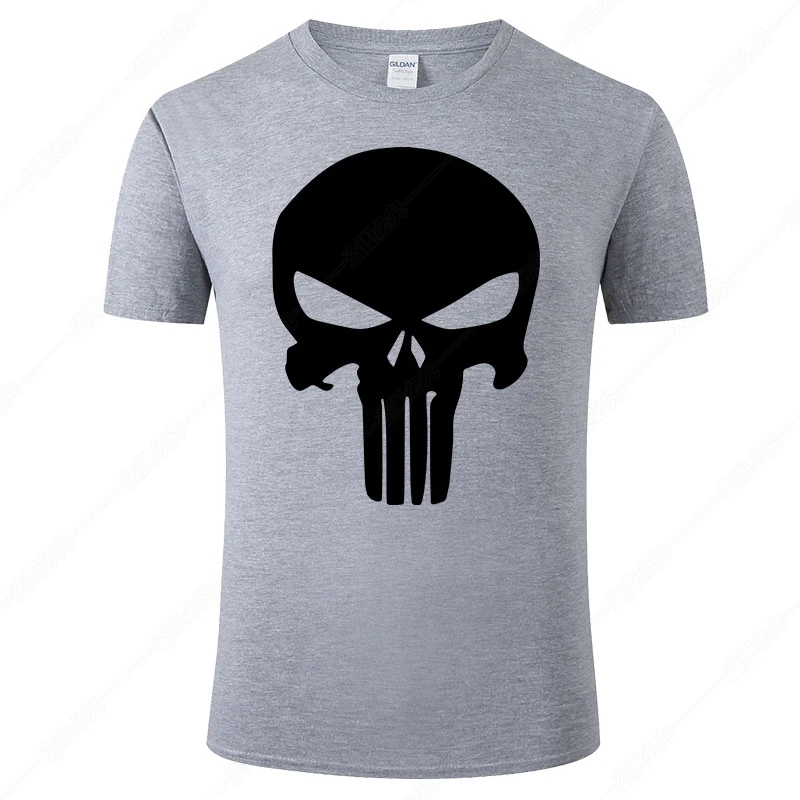 Футболка мужская/женская с принтом черепа