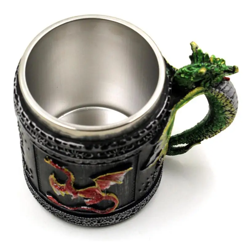 Кофейная кружка 450 мл креативная обычная из смолы нержавеющей стали стерео