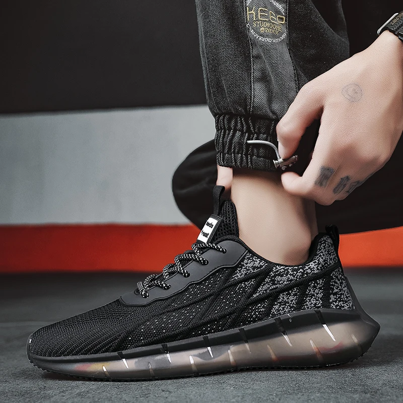 

2021 Hot Sale Running Shoes Men Breathable Mens Running Sneakers Wearable Gym Man Shoes Autumn Men Outdoor Sports Shoes