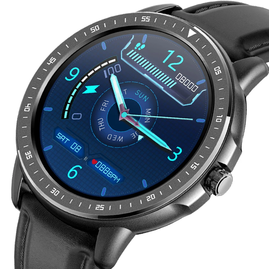 Водонепроницаемые умные часы для фитнеса мужские с шагомером Bluetooth сенсорным