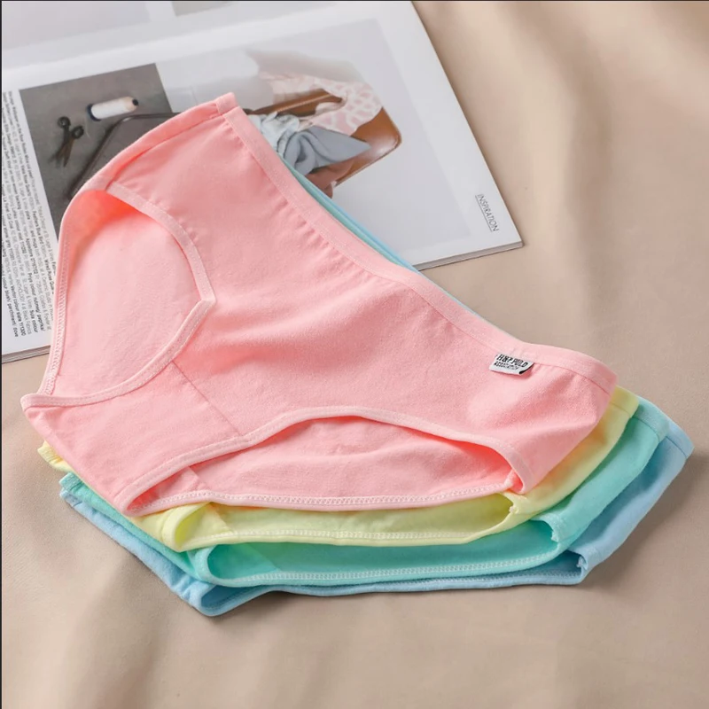 Трусы женские хлопок цвет в ассортименте M L XL XXL трусы больших размеров 2021 1 шт |
