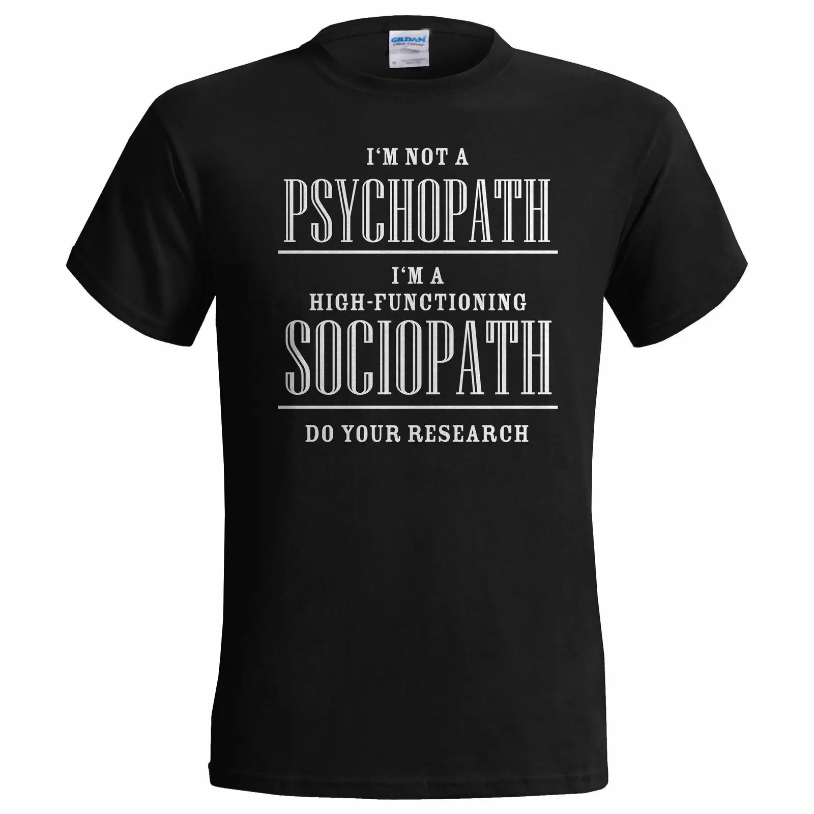 I'm Not A Psychopath High functive Sociopath Holmes Watson забавная дизайнерская футболка летняя Мужская