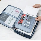 Большая Сумка для документов, креативная многофункциональная папка для файлов, дорожная Паспортная карта, бытовая коробка для хранения пароля