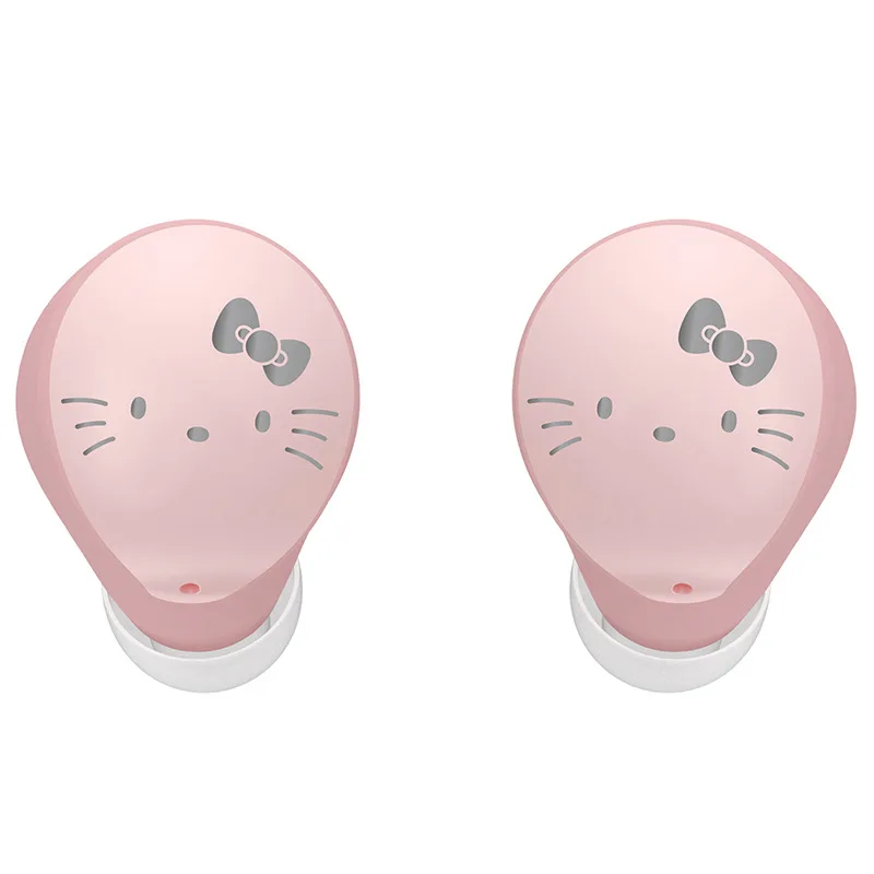Беспроводные Bluetooth наушники Hello Kitty мини-гарнитура с зарядным чехлом Smart Touch HiFi
