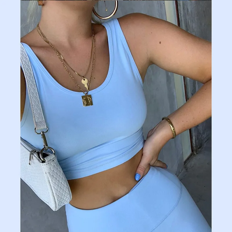 Комплект из 2 предметов одежда для тренировок женщин спортивный комплект с