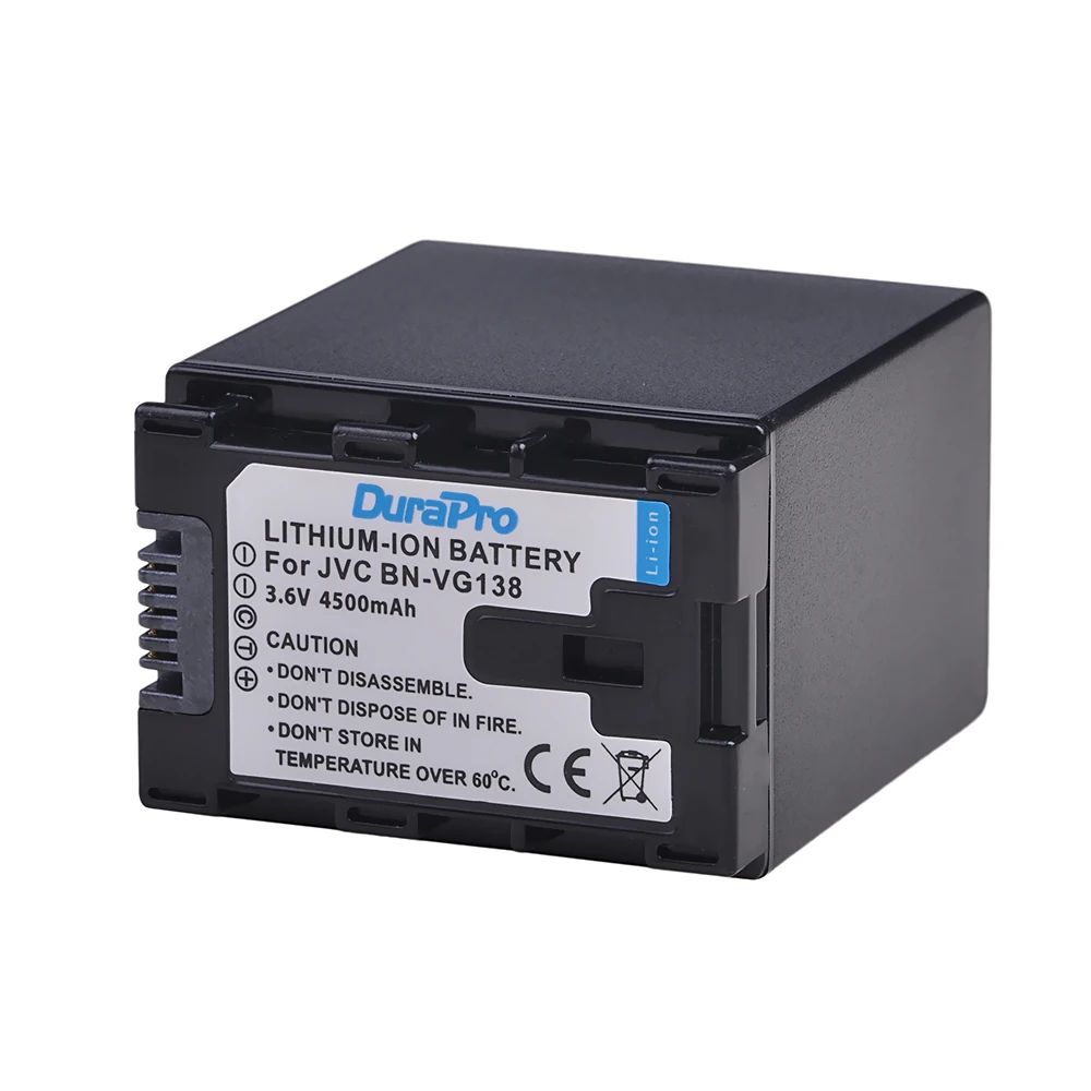 Аккумулятор 4500 мАч BN-VG138 BN VG138 для JVC GZ-HM30 GZ-HM50 GZ-HM330 GZ-HM545 GZ-HM450 GZ-E265 GZ-EX270 GZ-G5 GZ-G3