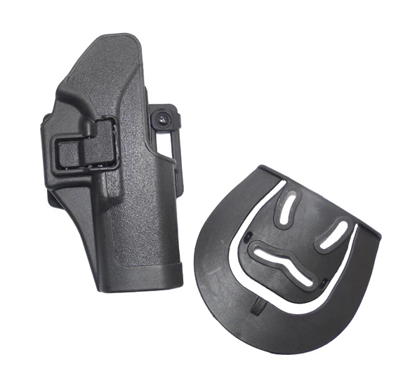 Black Тактический Военный Пистолет Кобура чехол для Glock 17 19 22 23 31 32 страйкбол Для Пистолетов Glock поясной ремень охотничьи уличные аксессуары - Цвет: Black