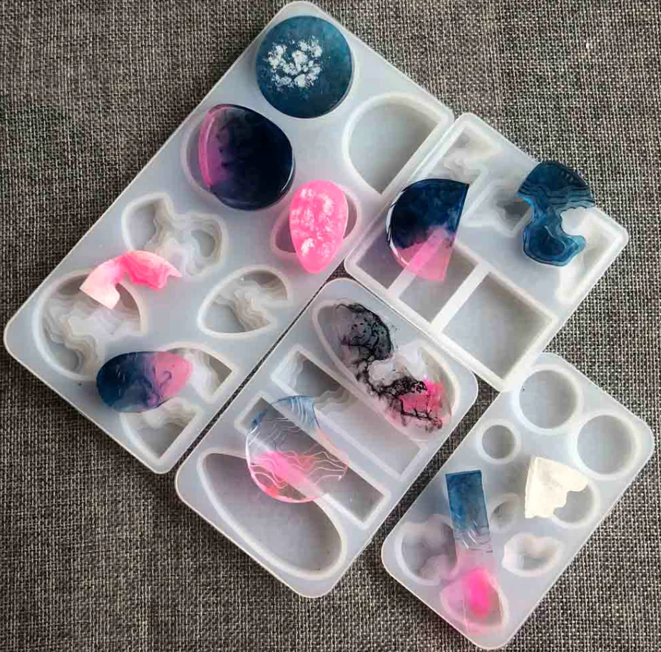 Необычная форма из силикагеля в форме волны мавзолей DIY аксессуары для конфет