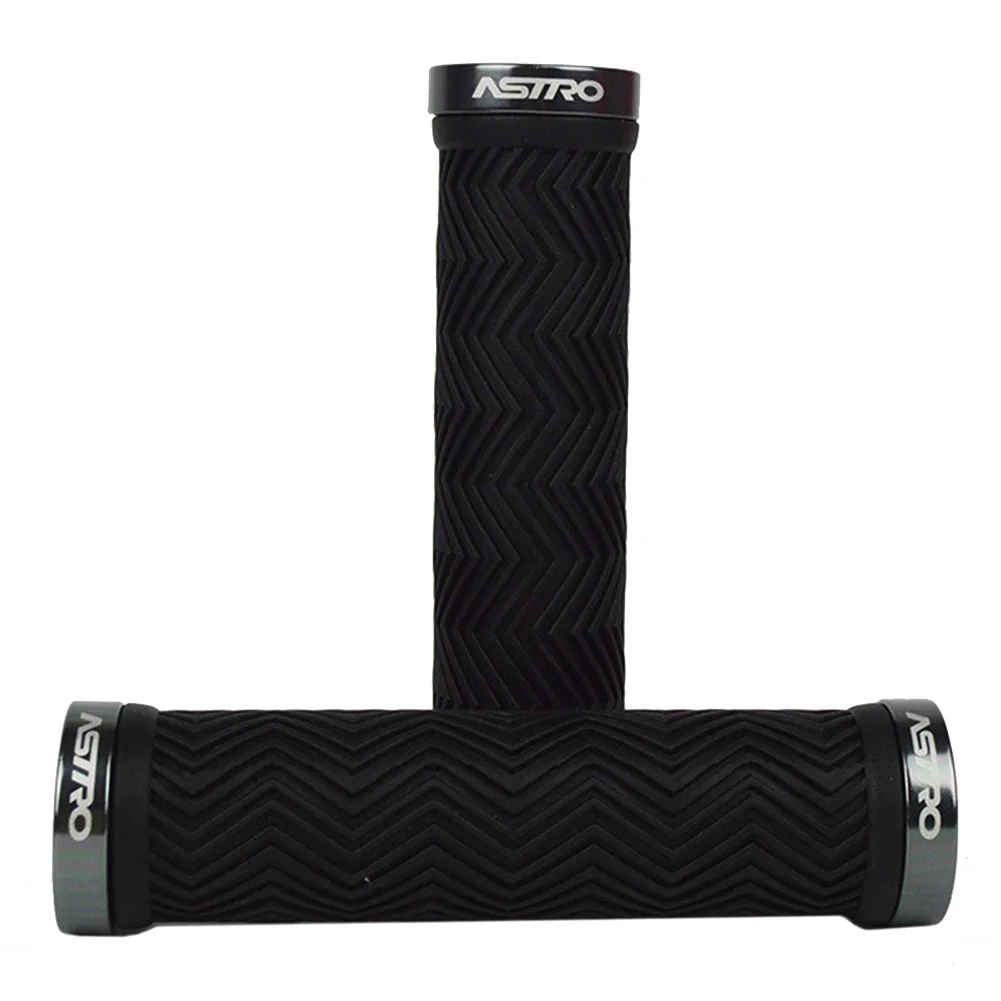 

1 Pair Bicycle Handlebar Grips Rubber Double-Side Locking Non-Slip Shock-Absorbing Bikes Grips For 22mm Handlebars Cycling Parts