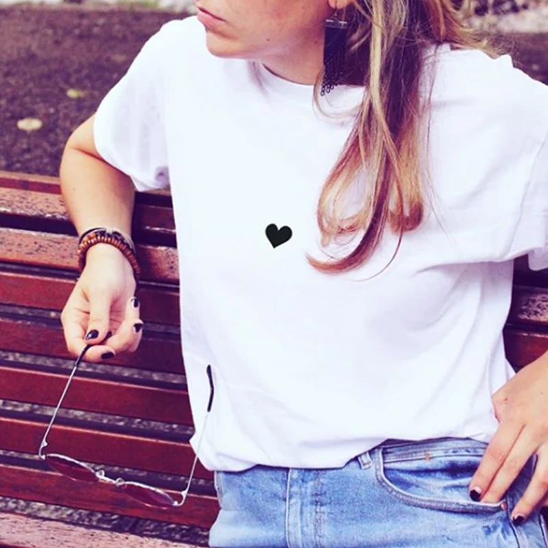 

T Shirt LOVE T Shirts Women Summer Short Sleeve Tees Print Tops Women Couple Clothes Graphic Tees