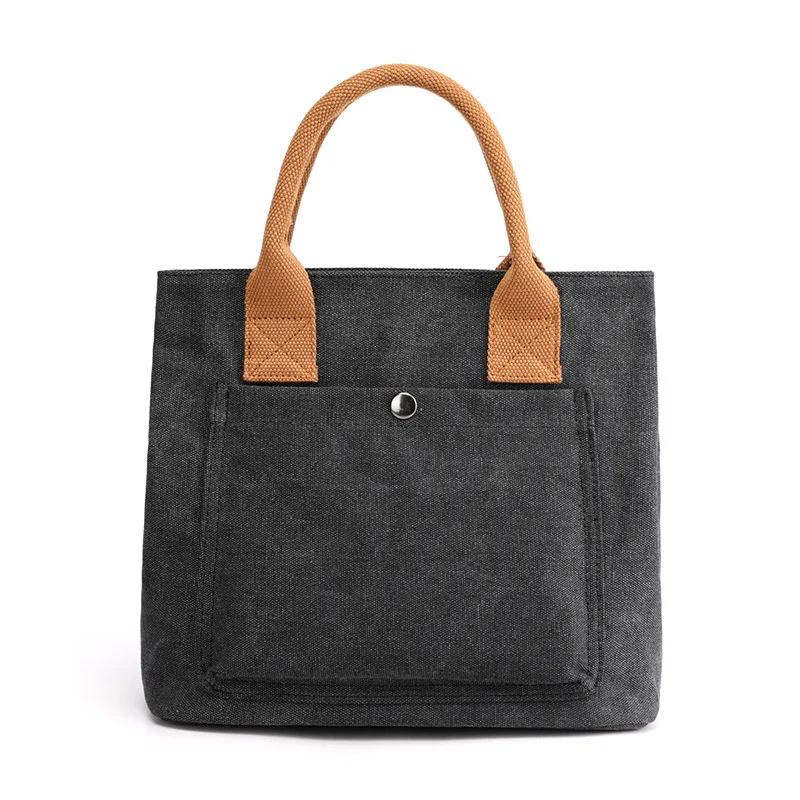 

2021 Casual Canvas White bag Fashion small tote bags for women 5 colors Trend bags for women brands high quality woman hand bag