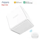 Контроллер магического Куба Aqara Zigbee версия пульт дистанционного управления с помощью шести действий концентратор запрос умный дом работа с Xiaomi Mijia Homekit