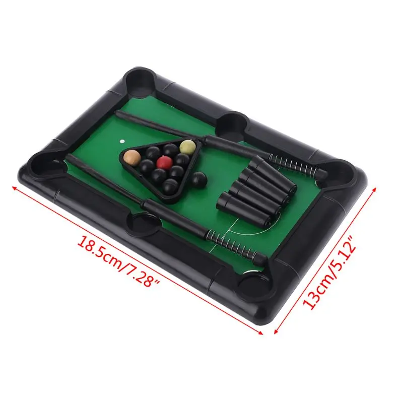 

Novelty Mini Desktop Pool Table Billiard Tabletop Pool Toy Game Set Parent-child Interaction Children Educational Toys Y4UD