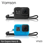 Аксессуары Vamso для GoPro 8 черный мягкий силиконовый защитный чехол кожаный чехол для экшн-камеры Go Pro Hero 8 Edition VP653