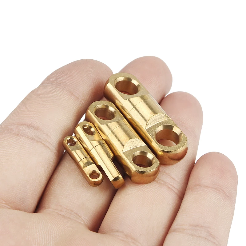 3pcs Brass Keychain DIY EDC Key Rotate 360 Degrees Buckle Accessories Ring Outdoor Tool | Спорт и развлечения