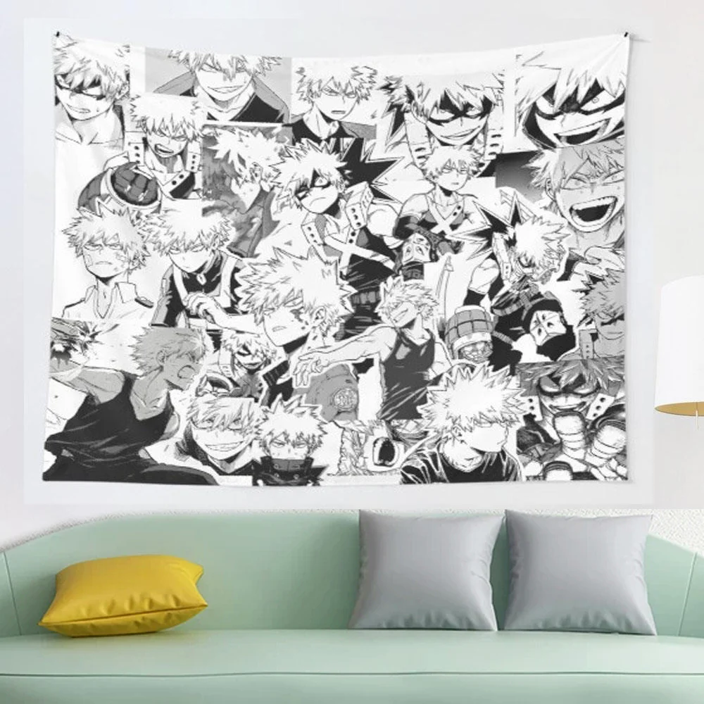 

Katsuki Bakugo tapestry Wall Hanging Astrology Divination Bedspread