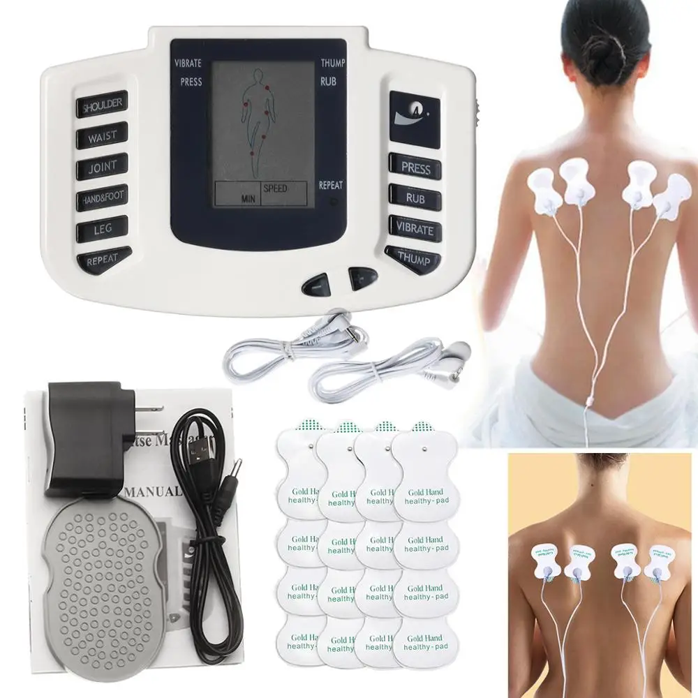 

Tens EMS Acupuncture Pulse Massager Electro Stimulation Electric Muscle Stimulator Electrostimulator Physiotherapy Machine 16pad