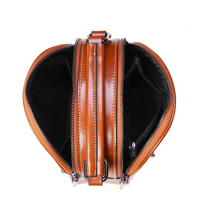 Маленькие женские сумки из натуральной кожи новая дизайнерская сумка через