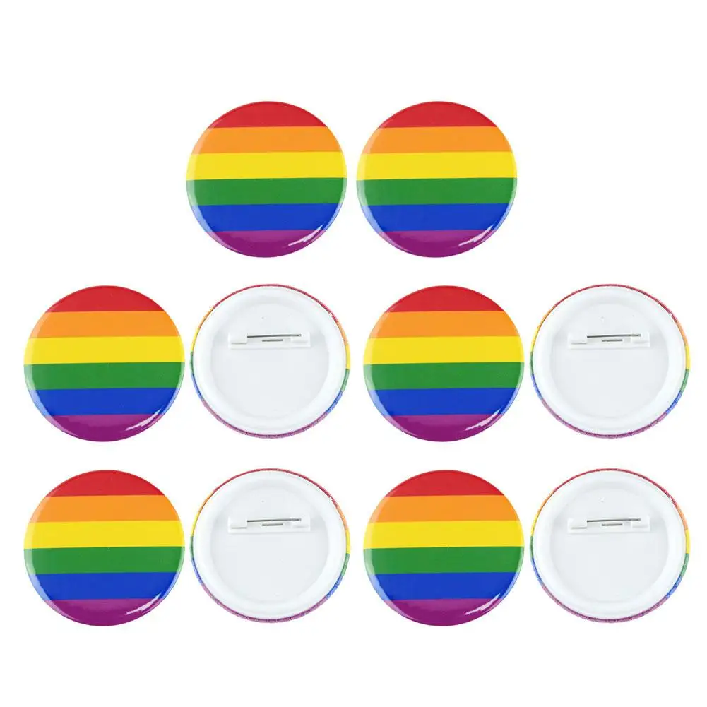 Гордыня Радужный Флаг жесть знак поддержки геев лесбиянок транссексуалов символ