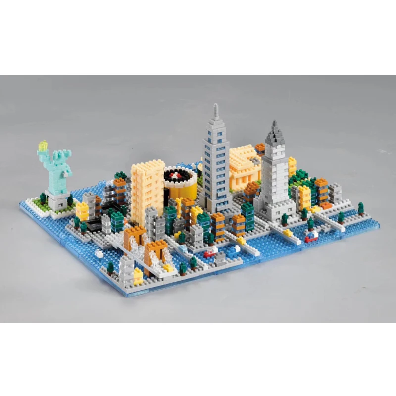 Нью-Йорк Архитектура Статуя Свободы Лондонский глаз Биг Бен Тауэрский мост алмаз