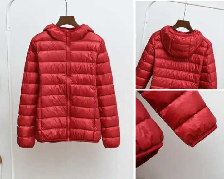 Ульсветильник Кая куртка на 90% утином пуху Женское зимнее пальто с капюшоном