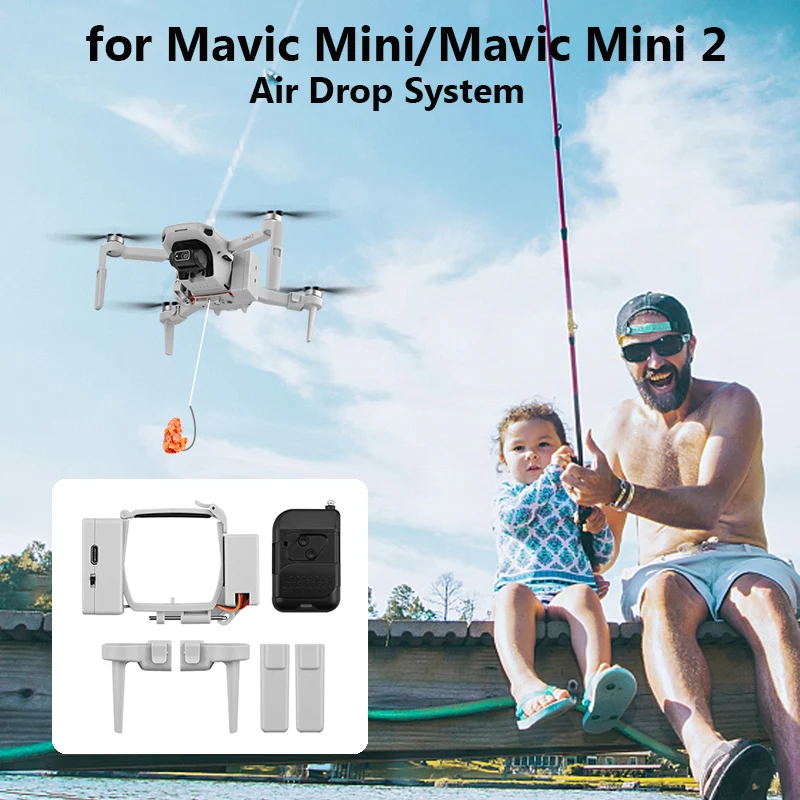 Для дрона DJI Mavic Mini 2/Mini 1/SE система Air Drop Метчик рыболовная приманка обручальное