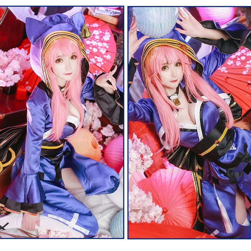 FGO Fate Grand Order Loyal Dogs Tamamo no Mae толстовка с капюшоном штаны Униформа костюмы для