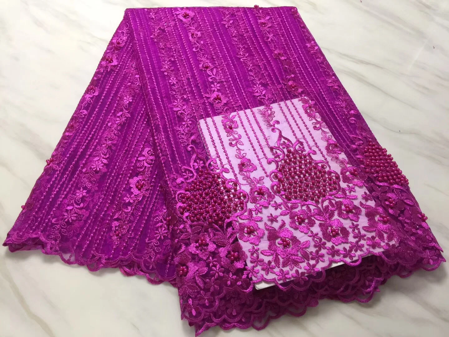 Королевская черная Тюлевая кружевная ткань Африканское свадебное платье для