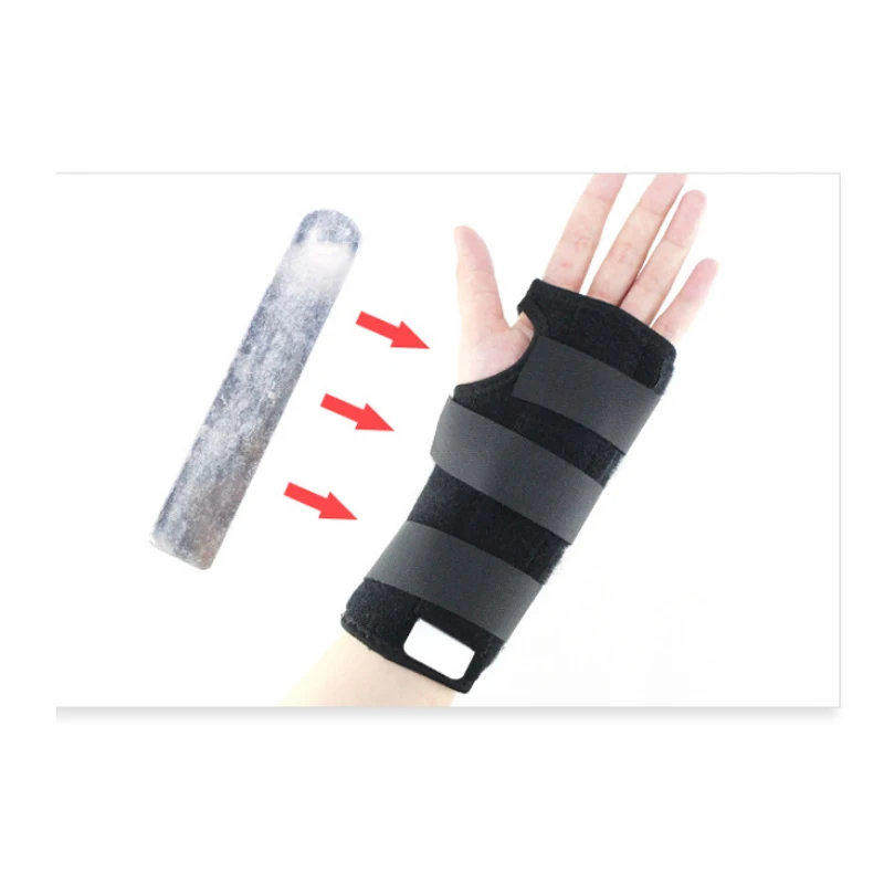 

High Quality 1pcs Steel Plate Wristband Sprain Forearm Splint Band Breathable Durable Adjustable Belt EK-New